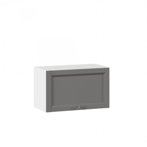 Шкаф кухонный 600 горизонтальный Джулия Белый-Оникс серый