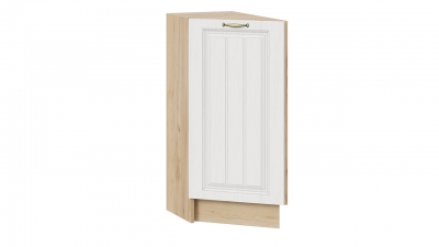 Шкаф напольный торцевой с одной дверью Лина Дуб Крафт Золотой-Белый
