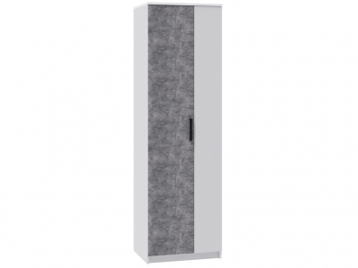 Шкаф платяной Сидней-1 600 мм белый/ателье светлое