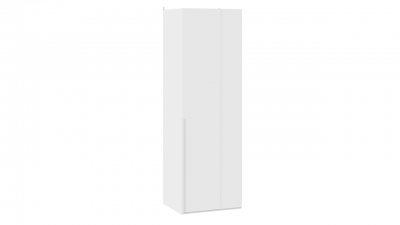 Шкаф угловой с 1 глухой дверью Порто 580 Белый Жемчуг, Белый софт