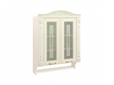 Шкаф-витрина с колоннами 71.15 Оливия Крем 800х320х1150