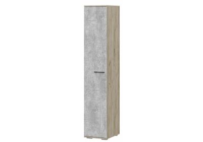 Шкафы Бостон ШК - 400 дуб крафт серый - бетонный камень